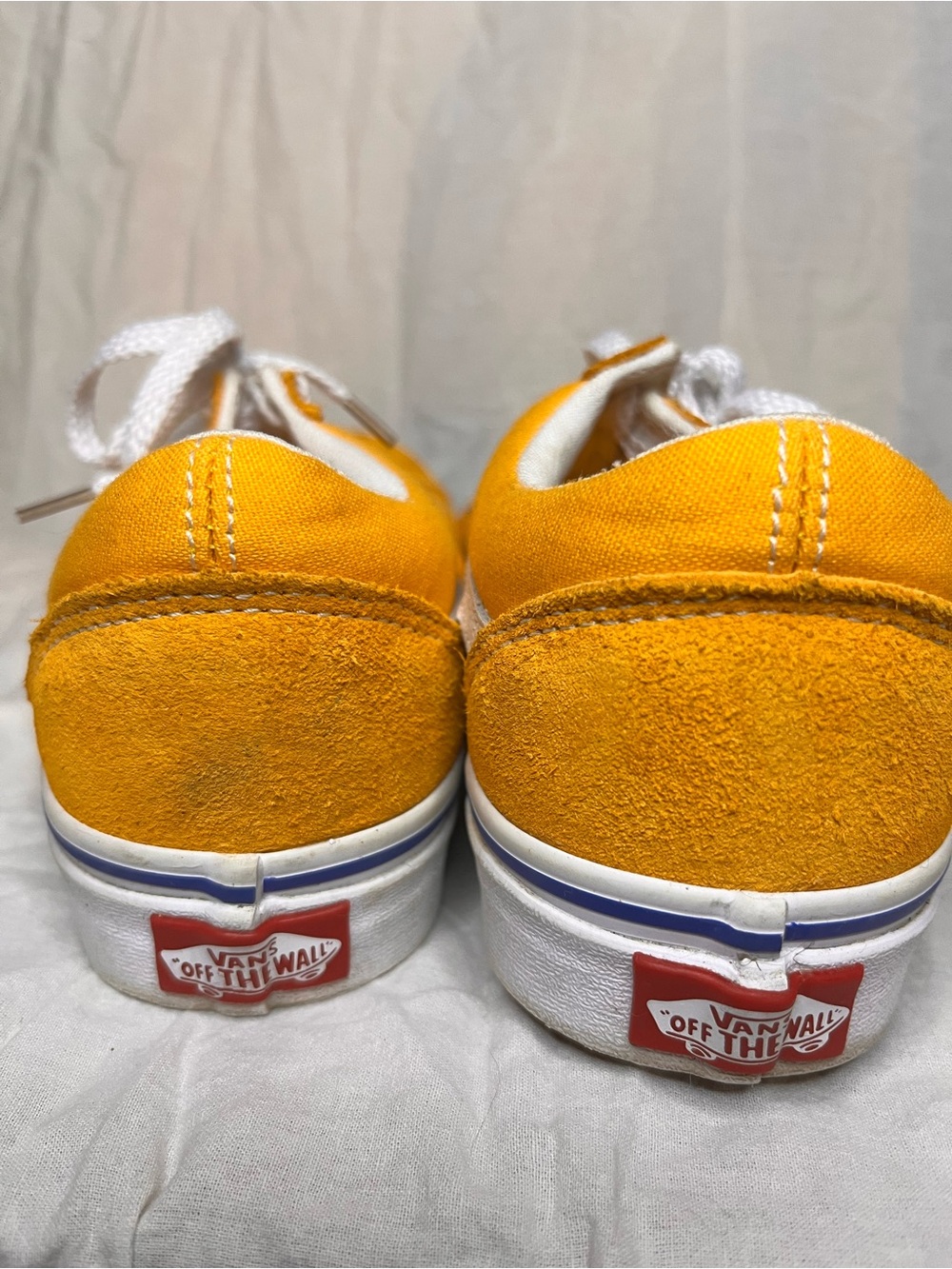 Converse Yellow and White Low Top Athletic Shoes - Picture 6 of 9